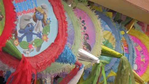 … piñatas, and other items.