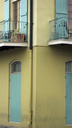 The French Quarter has its own palette, which defies description.