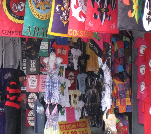 One of hundreds of souvenir shops.