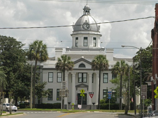 The county courthouse, Jefferson Co Florida