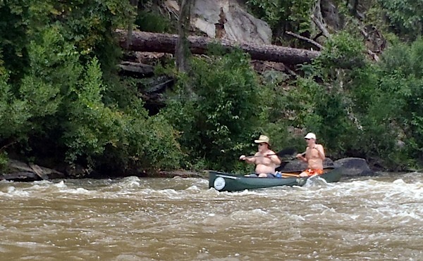 Doug and Charlie just before dump #3.