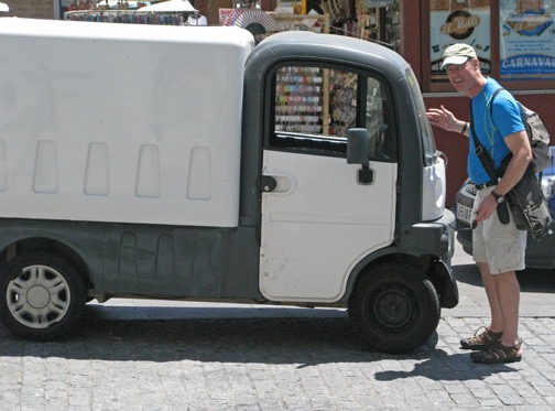 How's this for a delivery truck?