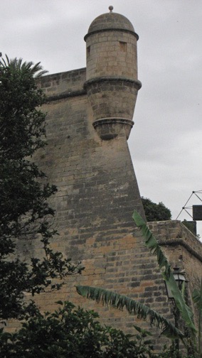 Part of the old fortress wall.