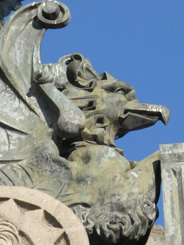 Yes, they really do have gargoyles.