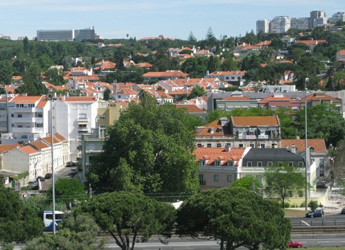 View of Lisbon from Torre Belém