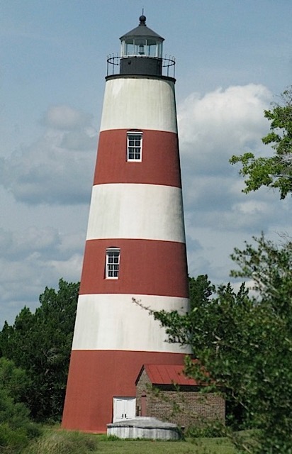 The Sapelo lighthouse.